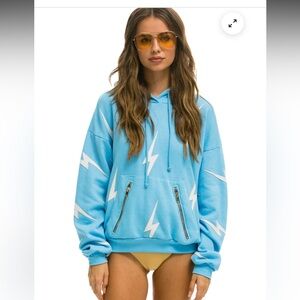 Aviator Nation Bolt Stitch Hoodie $398 Small